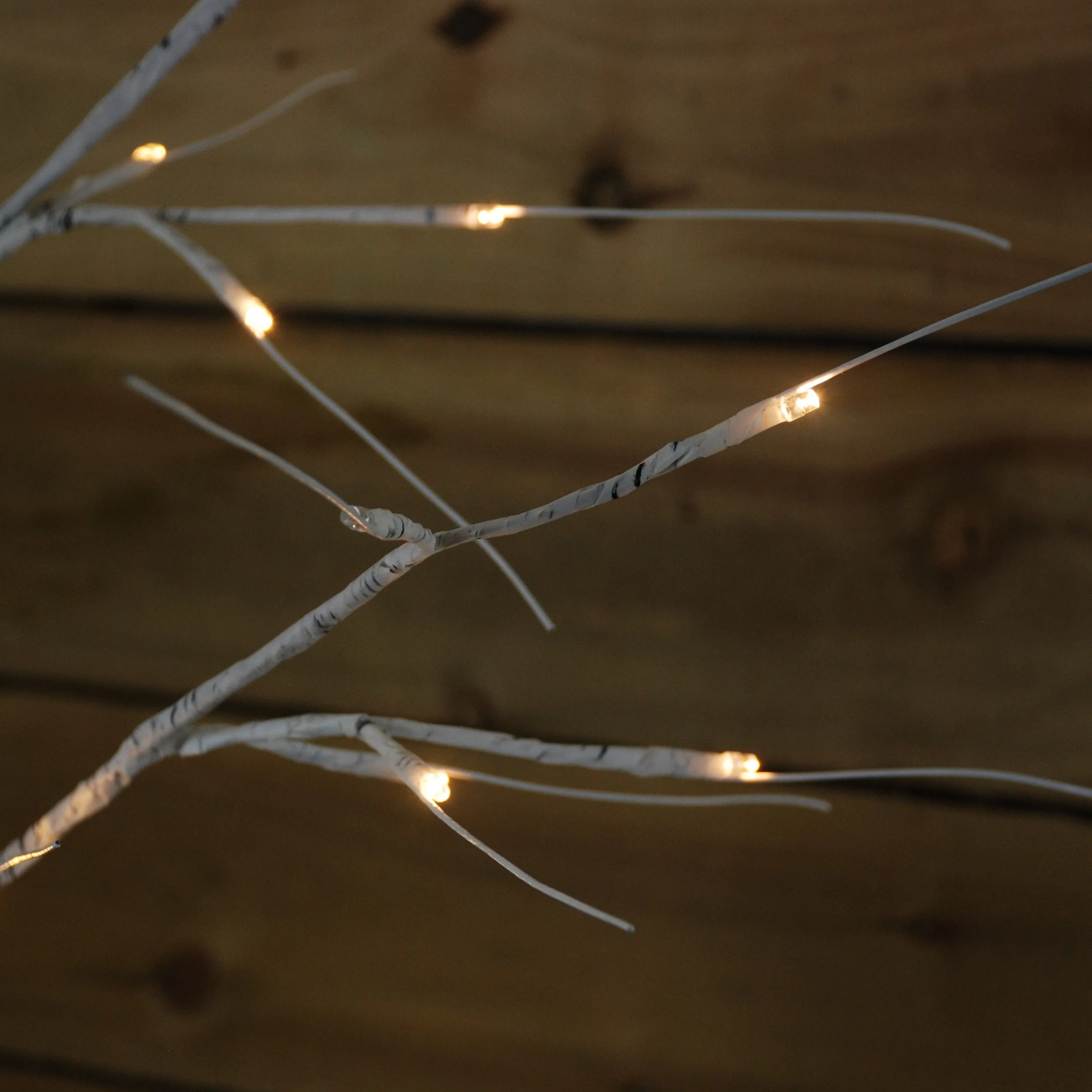 1.5m Christmas Twinkling Birch Tree with Warm White LEDs