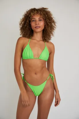 Allana Triangle Top / Neon Green