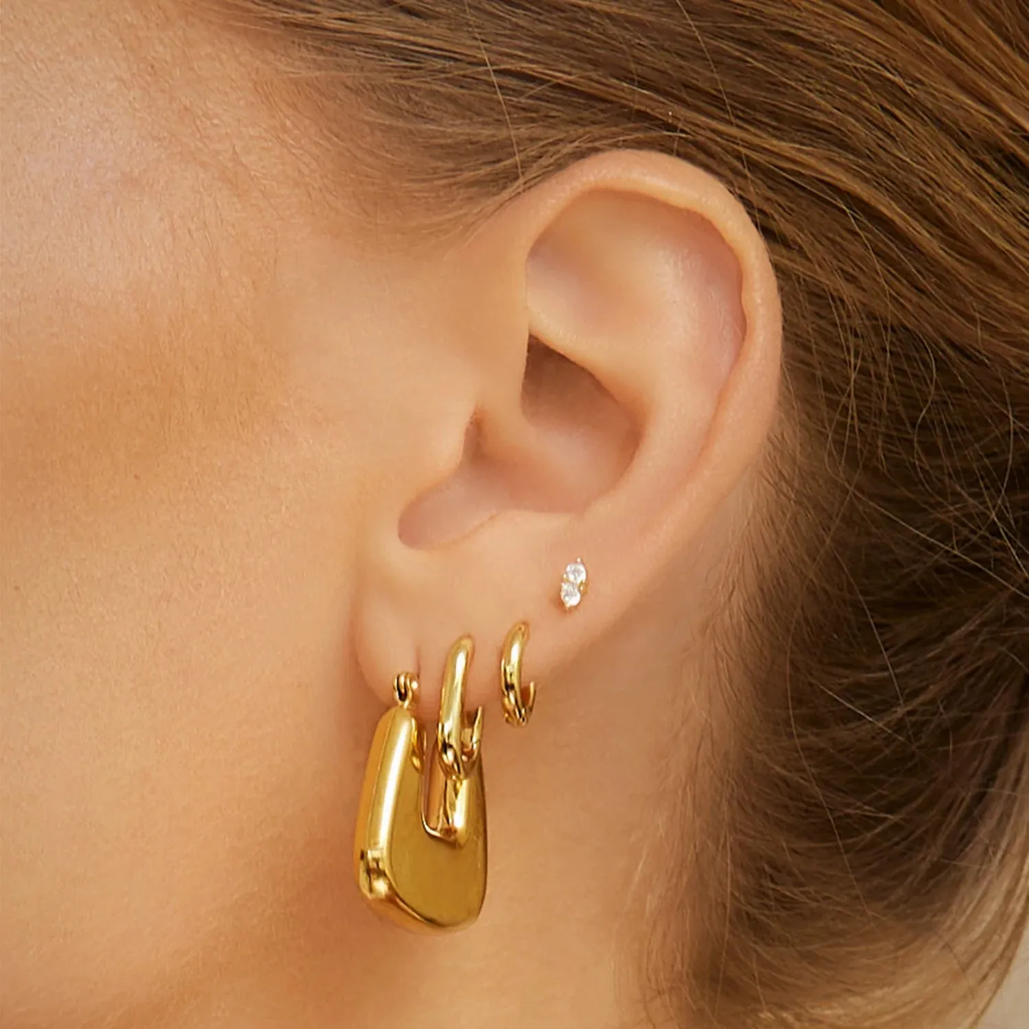 Aya Gold Earrings