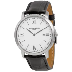 Baume and Mercier Classima Executives White Dial Men's Watch 10097