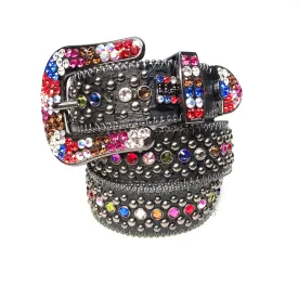 b.b. Simon Multicolored Fully Loaded Crystal Belt