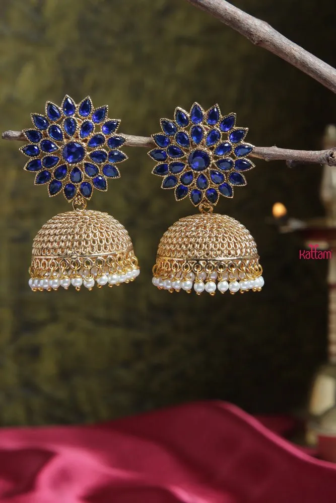 Blue Jhumka