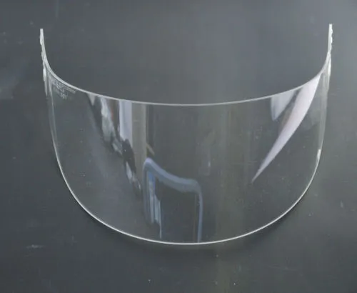 Bob Heath Wrap Round Visor for Open Face Helmets ARC001- Clear