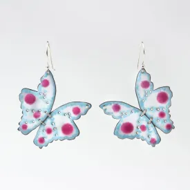 Butterflies with Ikat Fringe - Flutter 1 Earrings