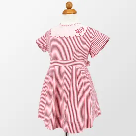 Candy Striped Tulip Play Dress, Size 4-5 Years