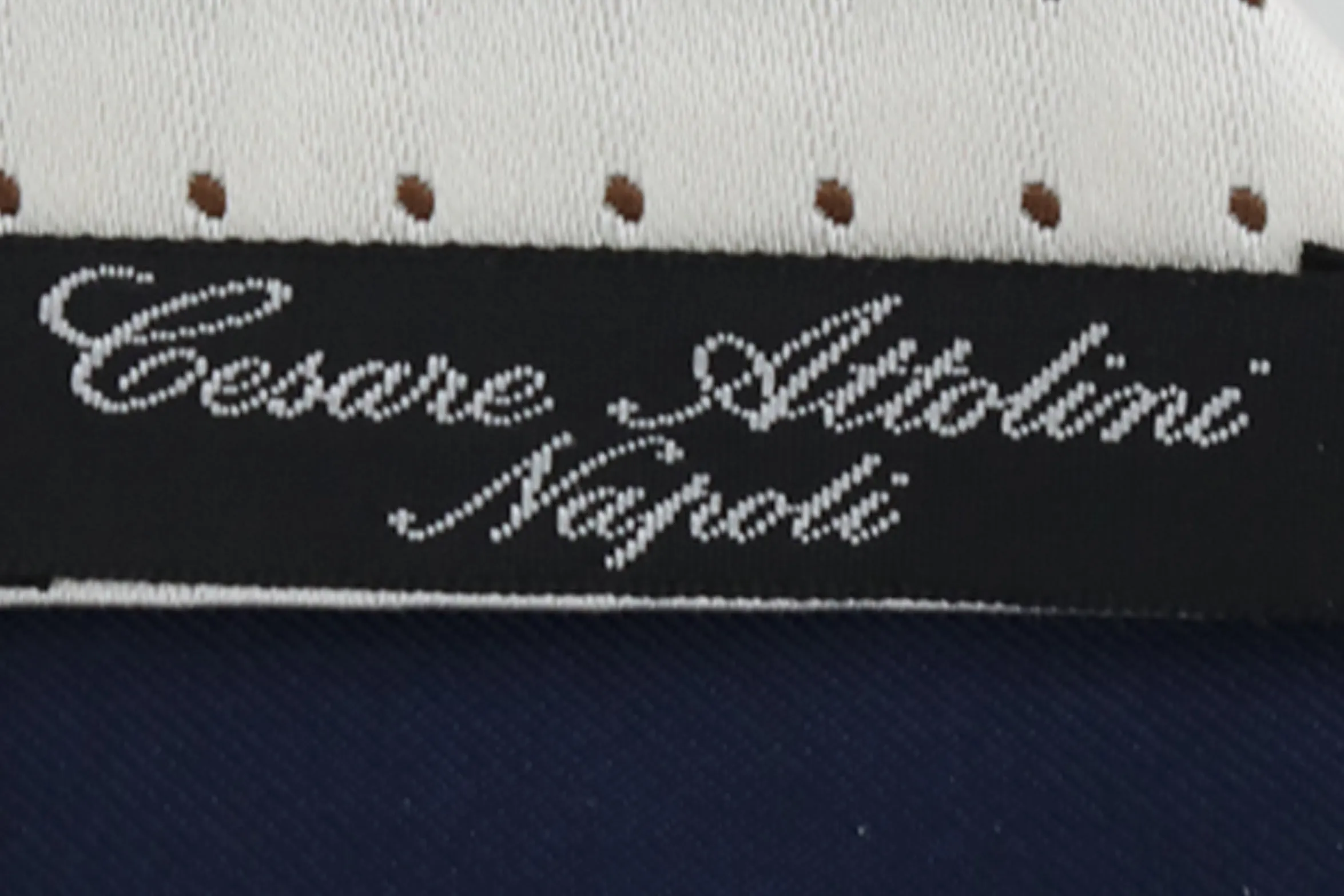 Cesare Attolini Off White Tie