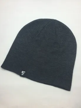 Charcoal/Black Slouch Beanie