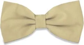 CLEARANCE - Pale Antique Gold Bow Tie