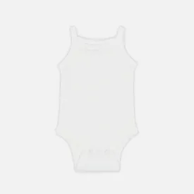 Dainty Waffle Singlet - Coconut