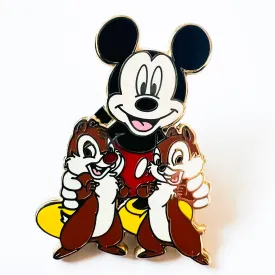 Disney Chip and Dale Mickey Mouse and Friends Booster Pin