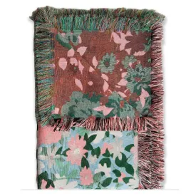 Dreamy Floral Tapestry Throw