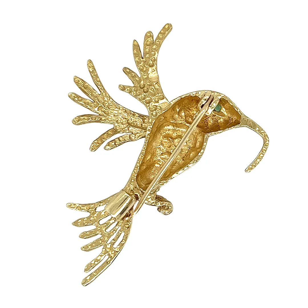 Flying Bird Brooch