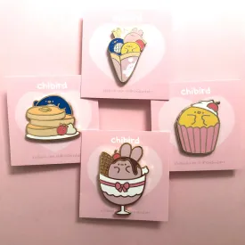 Food Friends Enamel Pin Set