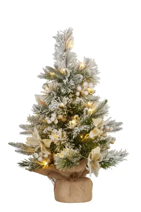 Frosted Colonial Table Top Tree 61 cm