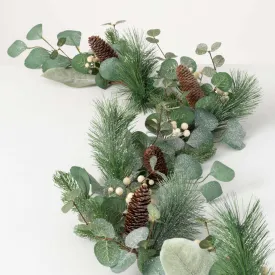 Frosted Pine Berry Garland