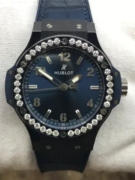 Hublot Big Bang 361.CM.7170.LR Blue Dial Quartz Women's Watch