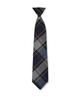 Jax Classical Boys Pre tied Plaid Tie in Plaid: FORMAL DAY (Grades 7th & UP)