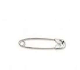 John Bead Safety Pins - Nickel - 22mm (box)