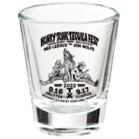 Jon Wolfe's Honky Tonk Tequila Fest Commemorative Shot Glass