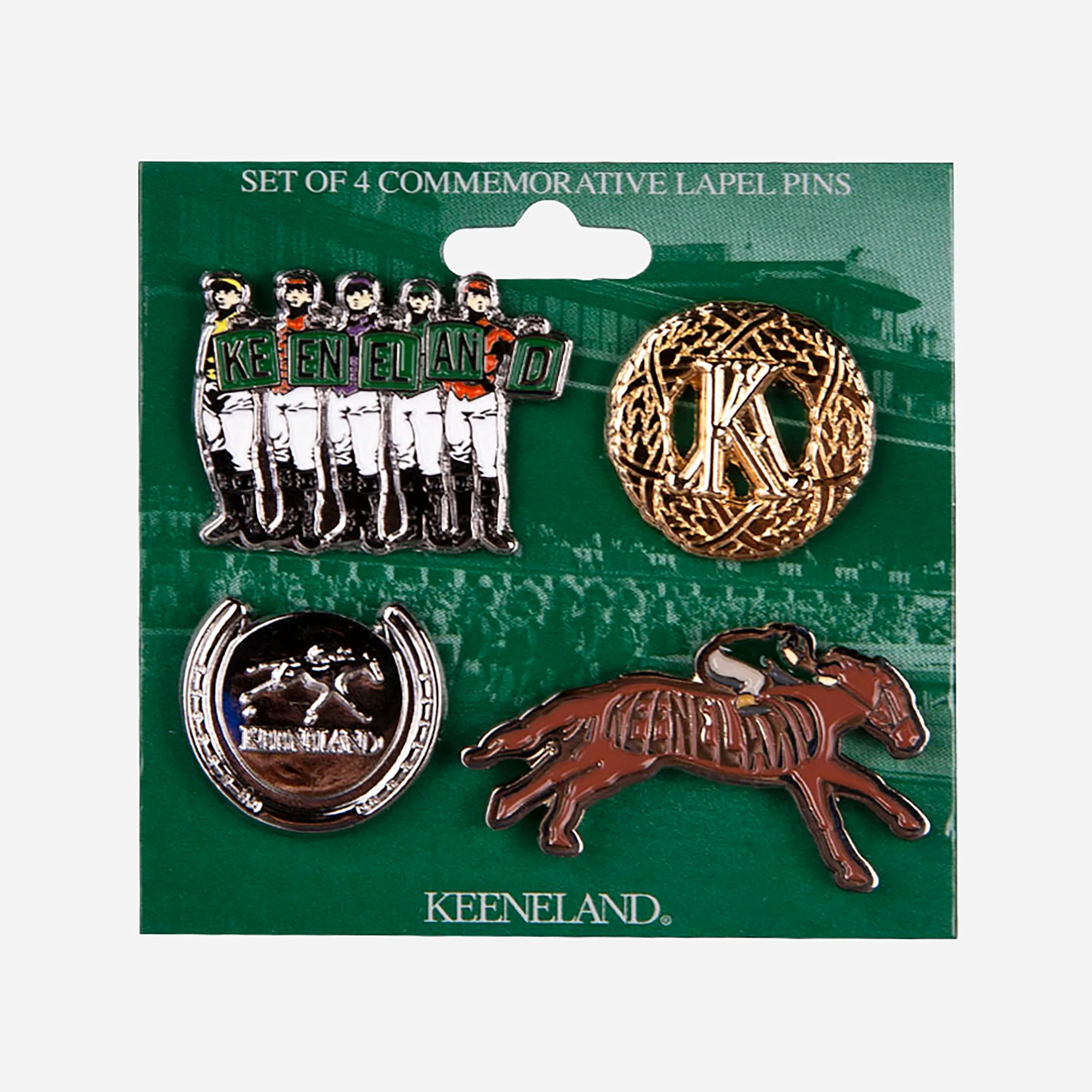 Keeneland Lapel Pin Set