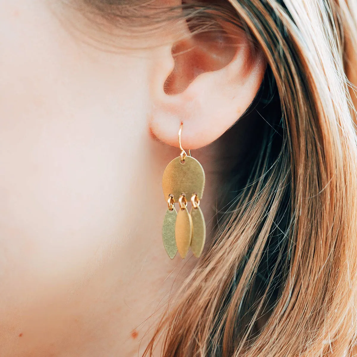 Little Arch and Fringe Earrings