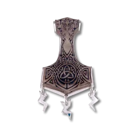 Mjölnir the Hammer of Thor - Brooch