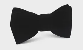 Otaa black velvet bow tie