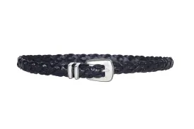 Rowley Braided Belt in Black