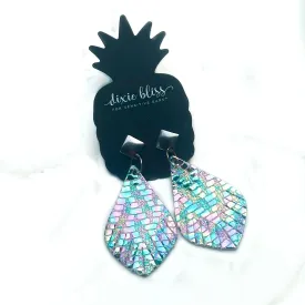 Shannon in Chrome Mermaid - Dixie Bliss - Dangle Earring