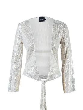 SMILLA bolero wrap - Silver