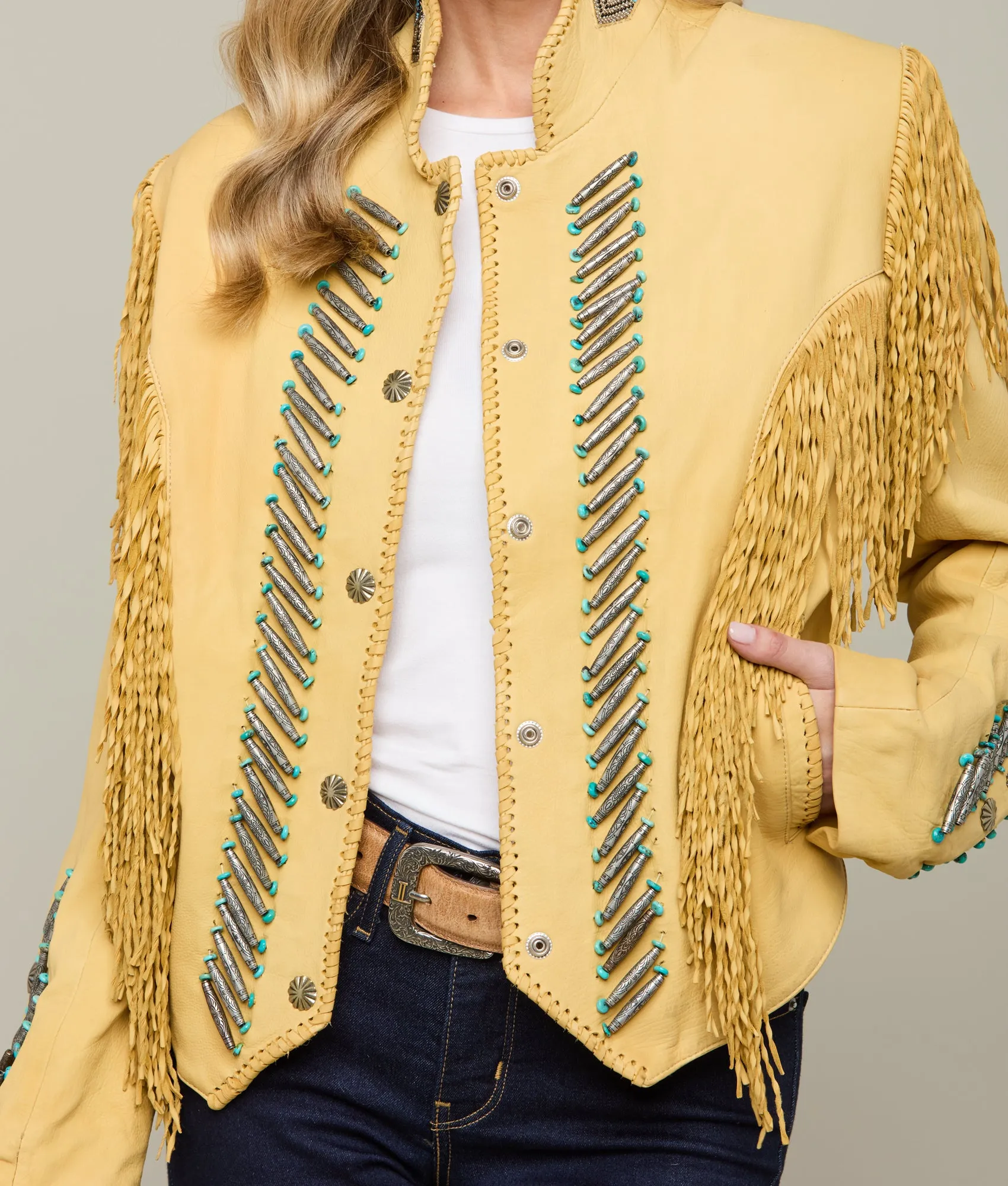 Vintage Fringe Jacket :: Palamino